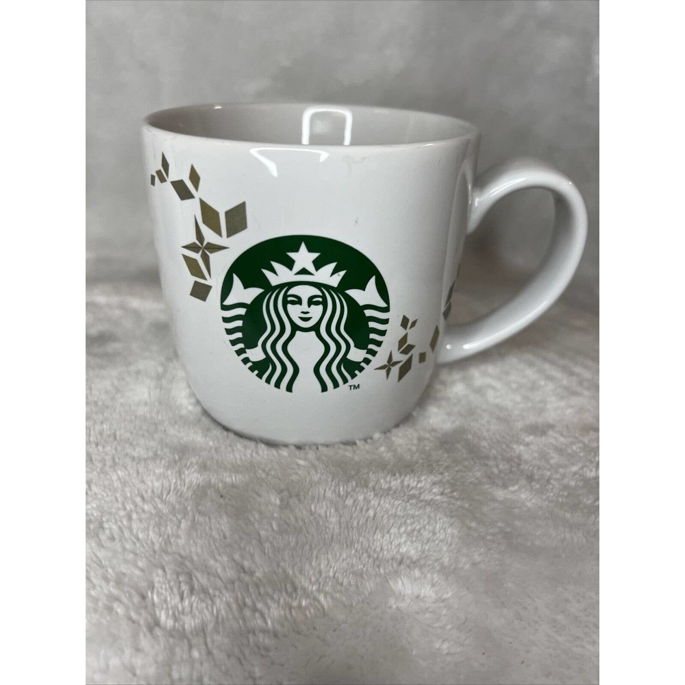Starbucks Coffee Mug Cup Winter/Holiday Collection 2013 Green Mermaid 14oz